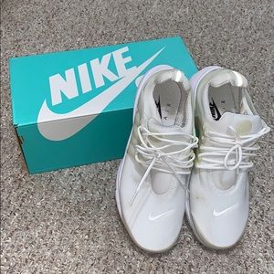 Nike all white presto sneakers